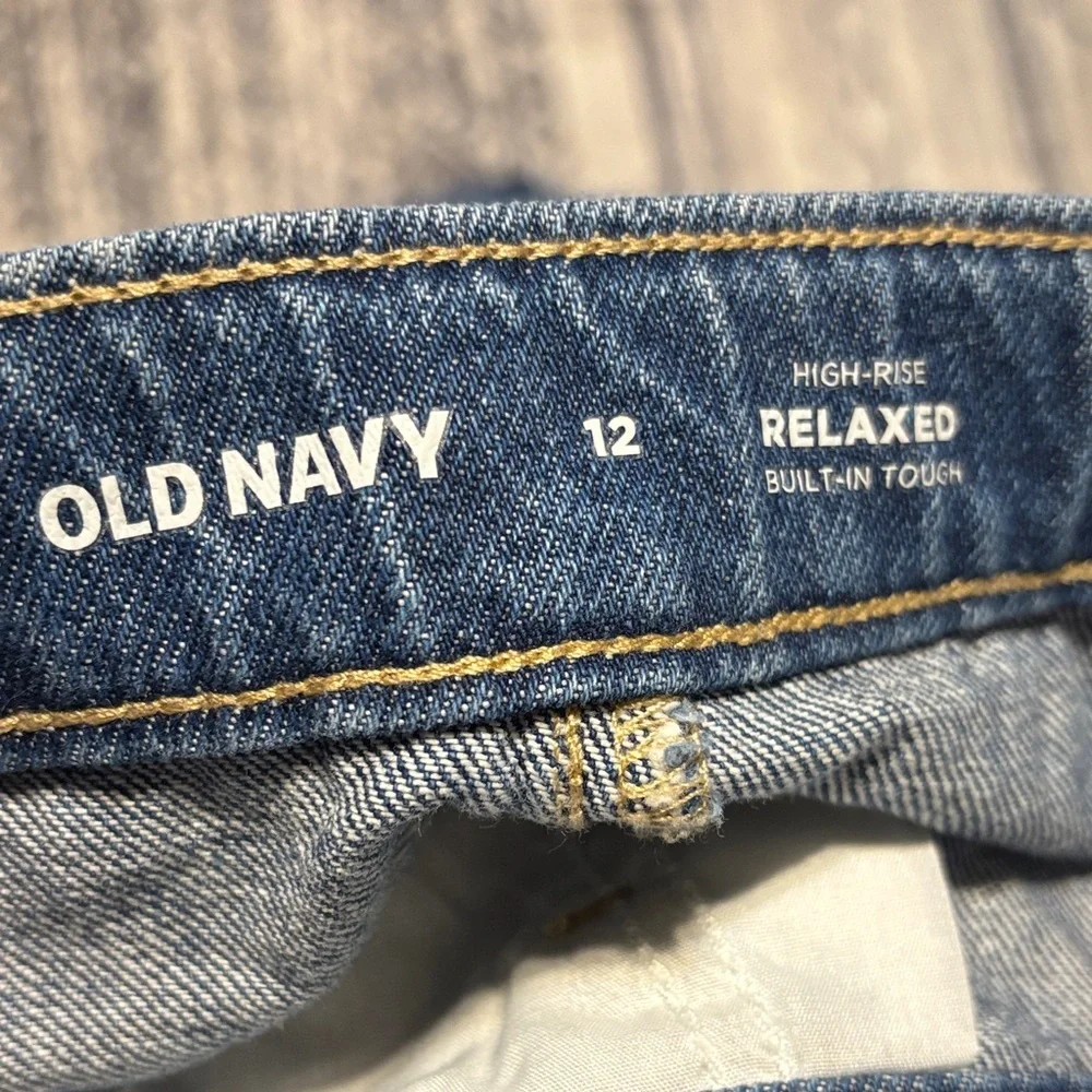 Boys Old Navy Paints Relaxed Fit with Built in Tough Denim Jeans size 12
